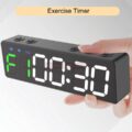 CFT-130 exercise interval timer with free APP - left Blue + right Red - Orange