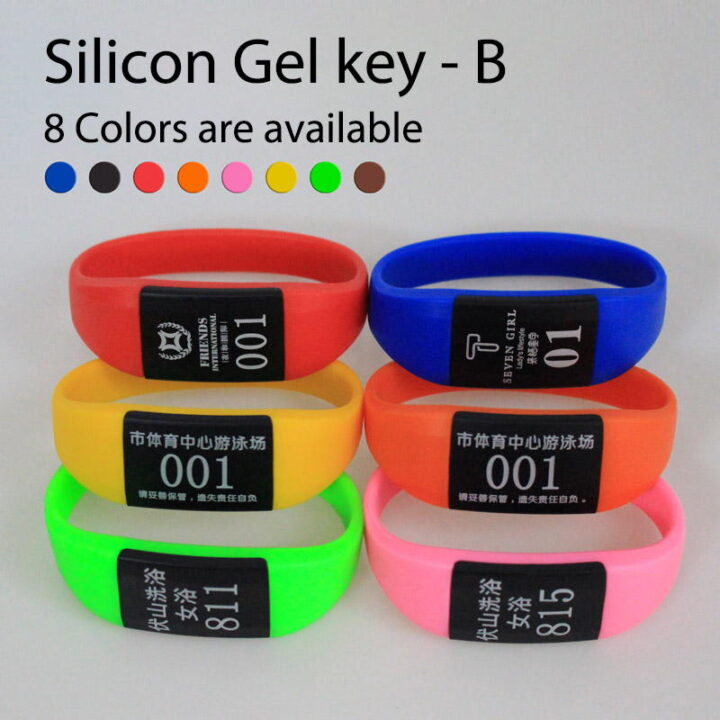 gy key wristband/key for induction lock of gym locker