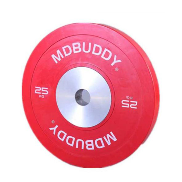 p1023 solid rubber bumper weight plates iwf 45cm (2.5 / 5 / 10 / 15 / 20 / 25 kg)