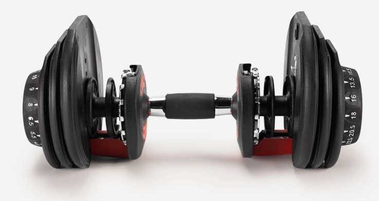 Head Adjustable Weights Dumbbells Set 