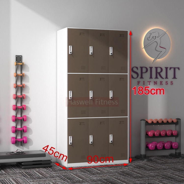 Haswell Fitness 9 cells gym locker 2 for sale