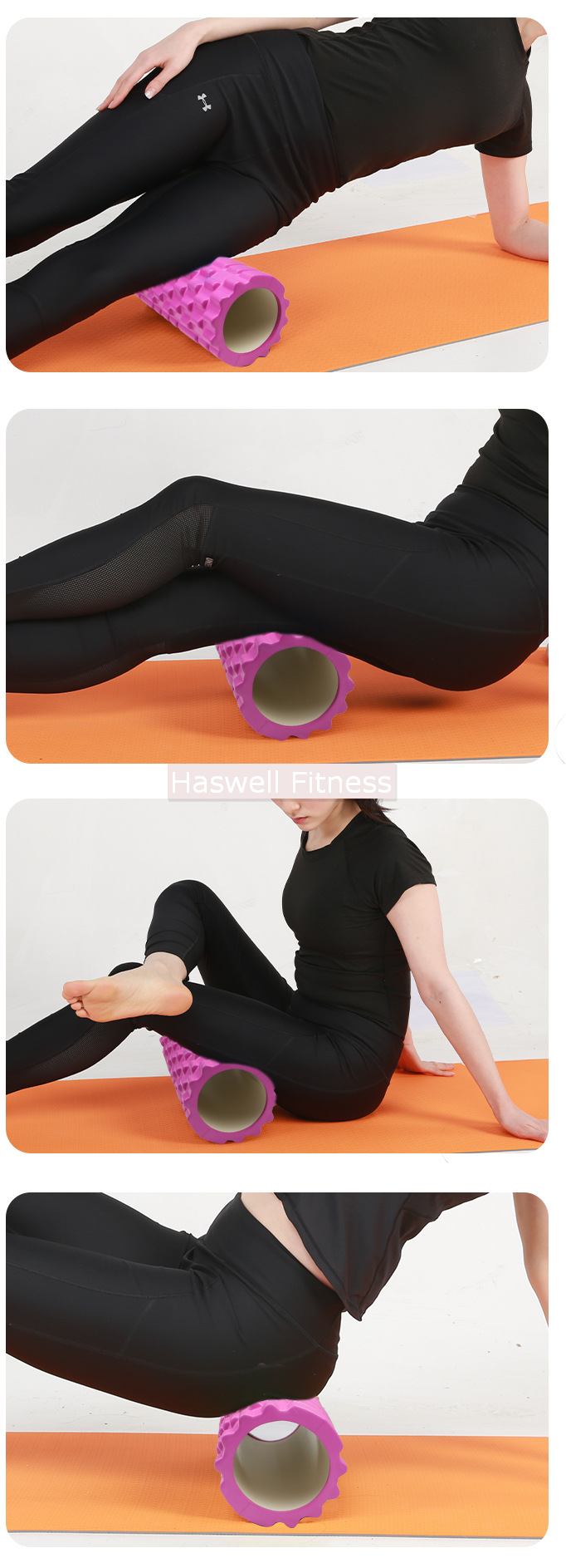 Haswell Fitness YR-204 hollow EVA yoga roller 3