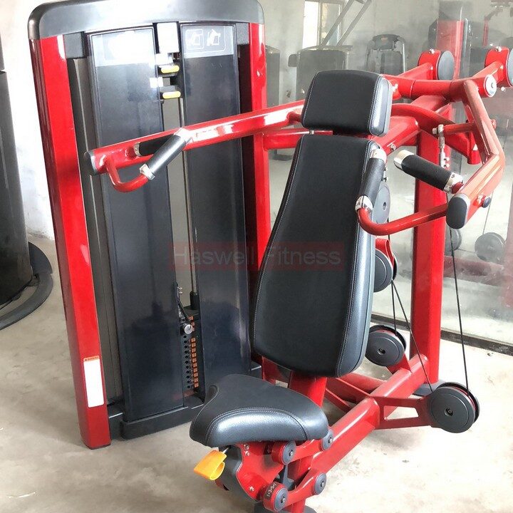 Haswell Fitness highlight Red frame + black leather