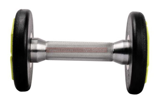 haswell fitness d1204 solid head pu urethane dumbbell 4