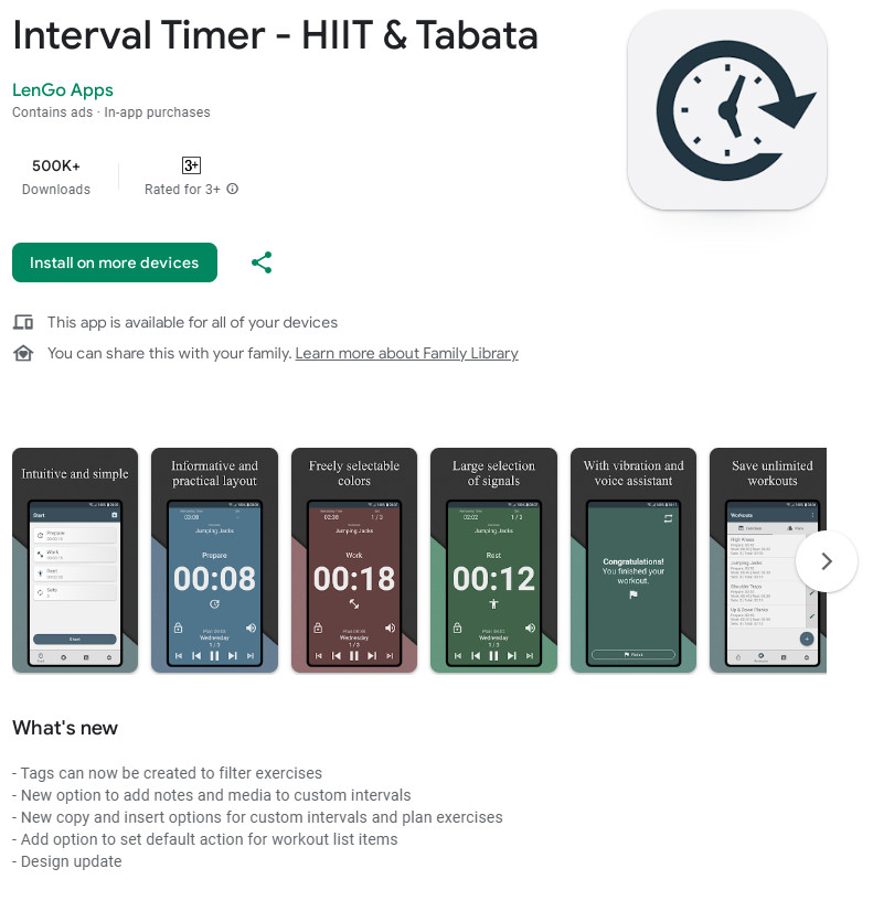 Interval Timer - HIIT & Tabata