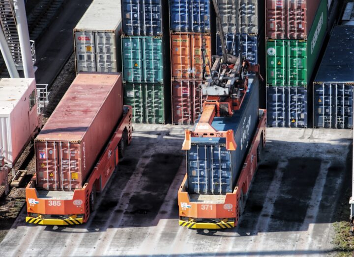 Containers full of gym equipment from China Haswell Fitness