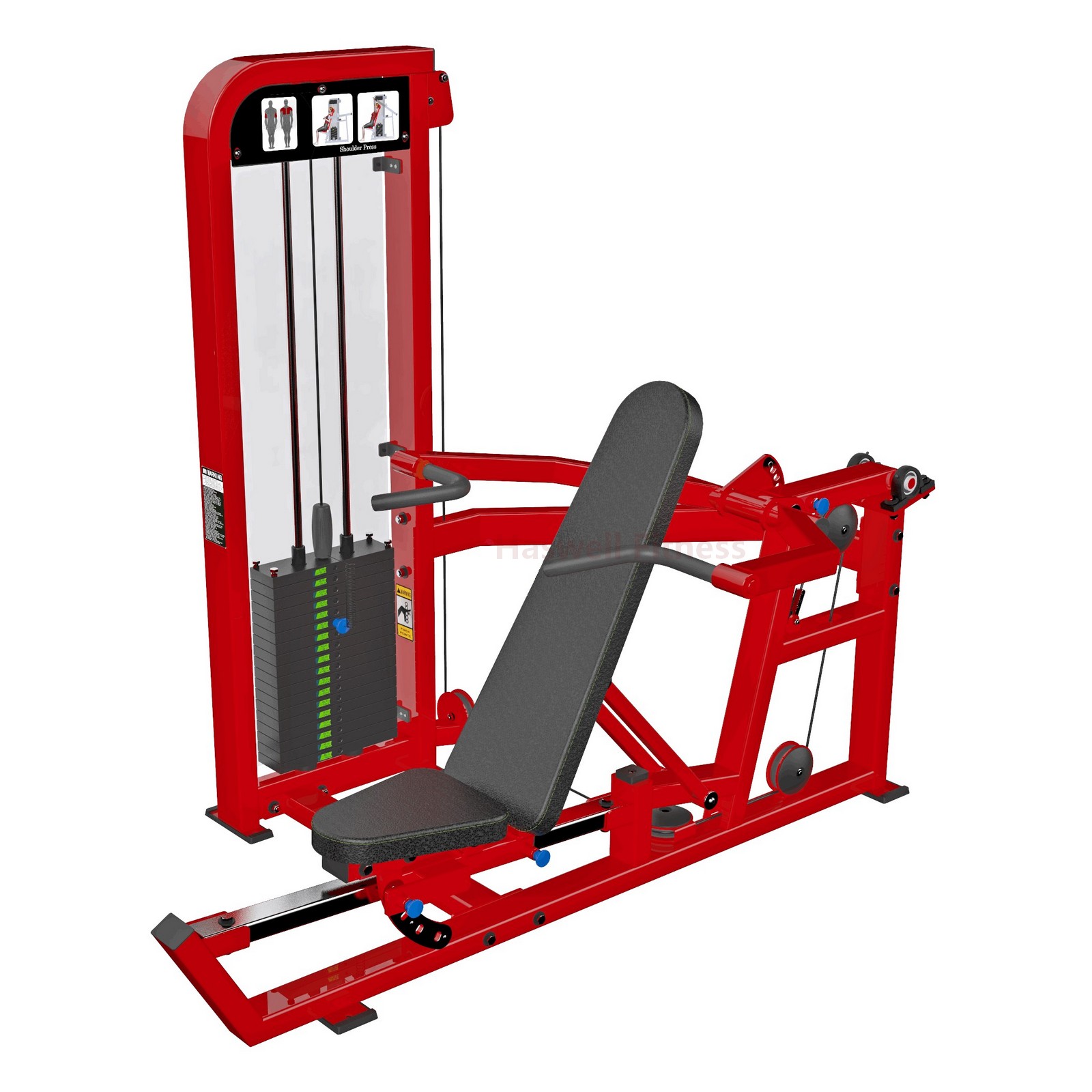 NH-113-2A Shoulder Press & Seated Chest Press (seats is adjustable)Gym Machine from China Haswell