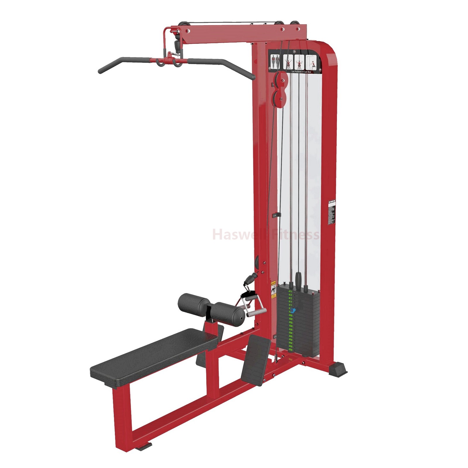 NH-114-1B Lat pulldown & low rowGym Machine from China Haswell