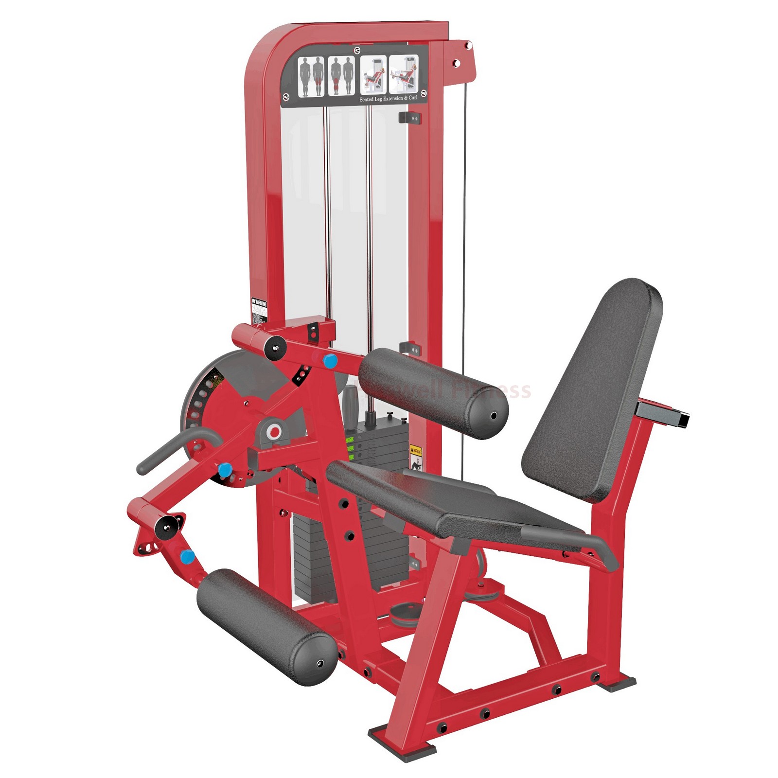 NH-132-34 Seated Leg Extension & Curl Gym Machine from China Haswell