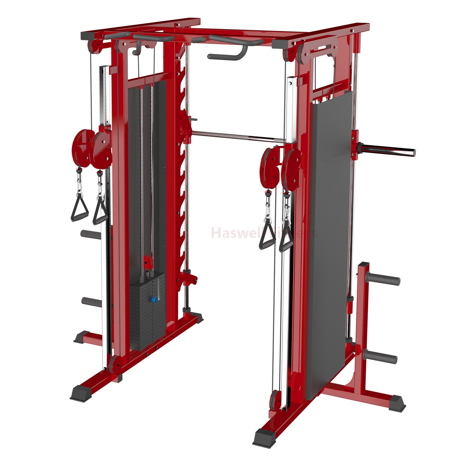 NH-142-4A smith machine& dual adjustable PulleyGym Machine from China Haswell