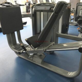 1655075510 mt2208 seated leg press silver frame and black leather