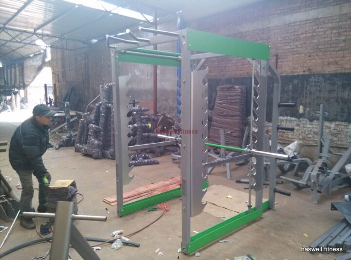 1655075988 pr301a 3 dimension freedom smith machine with 1 movable barbell olympic rack 04