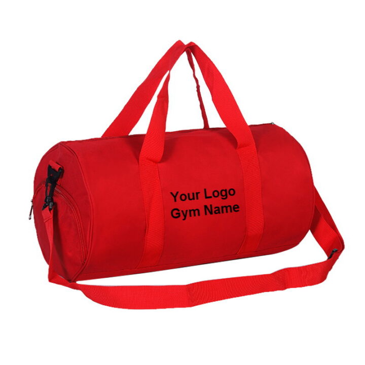 gym bag 1002 02 red with logo