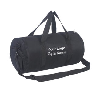 gym bag 1002 03 black with logo