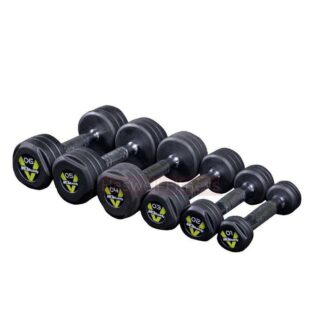 haswell fitness d1106 rubber coated dumbbell 1