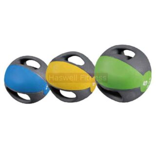 minge medicinală de fitness haswell cu mânere duble 1