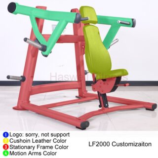 Serviço de personalização de máquina de ginástica com placa lf2000 da china haswell fitness