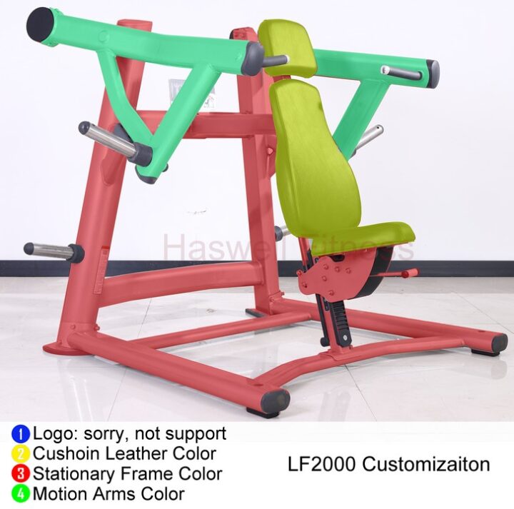 lf2000 plate loaded gym machine customization service from china haswell fitness